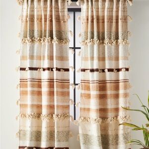 Anthropologie all Roads Yucca Curtains (4 panels, 96” x 50”)